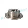Jeu de 2 disques de frein arrière RAP BRAKES R-D0529 - Visuel 2