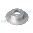 Jeu de 2 disques de frein arrière RAP BRAKES R-D0534C - Visuel 1
