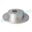 Jeu de 2 disques de frein arrière RAP BRAKES R-D0534C - Visuel 2