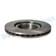 Jeu de 2 disques de frein avant RAP BRAKES R-D0538 - Visuel 3