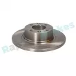 Jeu de 2 disques de frein arrière RAP BRAKES R-D0553 - Visuel 2