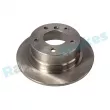 Jeu de 2 disques de frein arrière RAP BRAKES R-D0554 - Visuel 1