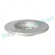 Jeu de 2 disques de frein arrière RAP BRAKES R-D0556 - Visuel 3