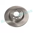 Jeu de 2 disques de frein arrière RAP BRAKES R-D0559 - Visuel 1