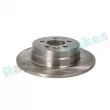 Jeu de 2 disques de frein arrière RAP BRAKES R-D0563 - Visuel 2