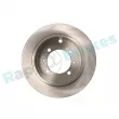 Jeu de 2 disques de frein arrière RAP BRAKES R-D0571 - Visuel 3