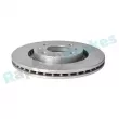 Jeu de 2 disques de frein avant RAP BRAKES R-D0578C - Visuel 2