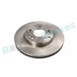 Jeu de 2 disques de frein avant RAP BRAKES R-D0581 - Visuel 1