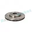 Jeu de 2 disques de frein avant RAP BRAKES R-D0581 - Visuel 2
