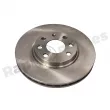Jeu de 2 disques de frein avant RAP BRAKES R-D0589 - Visuel 1