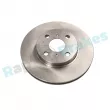 Jeu de 2 disques de frein avant RAP BRAKES R-D0590 - Visuel 1