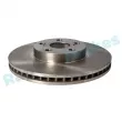 Jeu de 2 disques de frein avant RAP BRAKES R-D0592 - Visuel 2