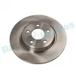 Jeu de 2 disques de frein arrière RAP BRAKES R-D0593 - Visuel 1