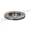 Jeu de 2 disques de frein avant RAP BRAKES R-D0597 - Visuel 3