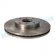 Jeu de 2 disques de frein avant RAP BRAKES R-D0598 - Visuel 2