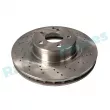 Jeu de 2 disques de frein avant RAP BRAKES R-D0601 - Visuel 1