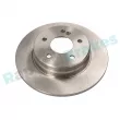 Jeu de 2 disques de frein arrière RAP BRAKES R-D0607 - Visuel 1