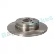 Jeu de 2 disques de frein arrière RAP BRAKES R-D0607 - Visuel 2