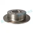 Jeu de 2 disques de frein arrière RAP BRAKES R-D0608 - Visuel 2