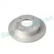 Jeu de 2 disques de frein avant RAP BRAKES R-D0609 - Visuel 1
