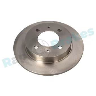Jeu de 2 disques de frein arrière RAP BRAKES R-D0615