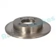 Jeu de 2 disques de frein arrière RAP BRAKES R-D0615 - Visuel 2