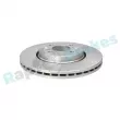 Jeu de 2 disques de frein avant RAP BRAKES R-D0623C - Visuel 2