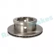 Jeu de 2 disques de frein arrière RAP BRAKES R-D0633 - Visuel 2