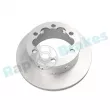 Jeu de 2 disques de frein arrière RAP BRAKES R-D0633C - Visuel 1