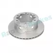 Jeu de 2 disques de frein arrière RAP BRAKES R-D0633C - Visuel 2