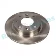 Jeu de 2 disques de frein arrière RAP BRAKES R-D0636 - Visuel 1