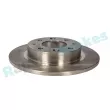 Jeu de 2 disques de frein arrière RAP BRAKES R-D0636 - Visuel 2