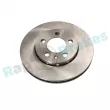 Jeu de 2 disques de frein arrière RAP BRAKES R-D0642 - Visuel 1
