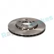 Jeu de 2 disques de frein arrière RAP BRAKES R-D0642 - Visuel 2