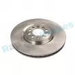 Jeu de 2 disques de frein avant RAP BRAKES R-D0643 - Visuel 1