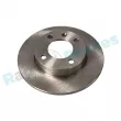 Jeu de 2 disques de frein arrière RAP BRAKES R-D0644 - Visuel 1