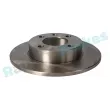 Jeu de 2 disques de frein arrière RAP BRAKES R-D0644 - Visuel 2