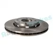 Jeu de 2 disques de frein avant RAP BRAKES R-D0648 - Visuel 2