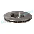 Jeu de 2 disques de frein avant RAP BRAKES R-D0649 - Visuel 3