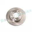Jeu de 2 disques de frein arrière RAP BRAKES R-D0650 - Visuel 1