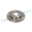 Jeu de 2 disques de frein arrière RAP BRAKES R-D0650 - Visuel 2