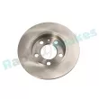 Jeu de 2 disques de frein arrière RAP BRAKES R-D0650 - Visuel 3