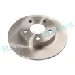 Jeu de 2 disques de frein arrière RAP BRAKES R-D0651 - Visuel 1