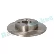 Jeu de 2 disques de frein arrière RAP BRAKES R-D0651 - Visuel 2