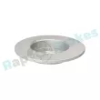 Jeu de 2 disques de frein arrière RAP BRAKES R-D0651C - Visuel 3