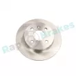 Jeu de 2 disques de frein arrière RAP BRAKES R-D0652 - Visuel 1