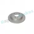 Jeu de 2 disques de frein arrière RAP BRAKES R-D0652C - Visuel 2