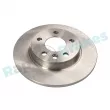 Jeu de 2 disques de frein arrière RAP BRAKES R-D0654 - Visuel 1