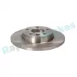 Jeu de 2 disques de frein arrière RAP BRAKES R-D0654 - Visuel 2