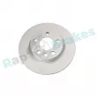 Jeu de 2 disques de frein arrière RAP BRAKES R-D0654C - Visuel 1